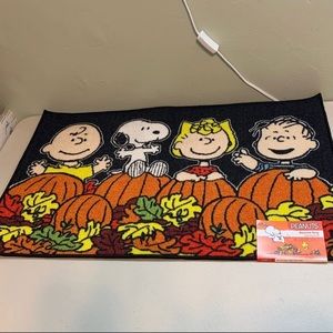 Peanuts Snoopy Fall Accent Rug Doormat 20x32in